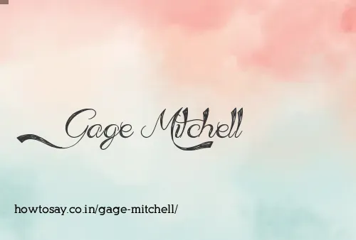 Gage Mitchell