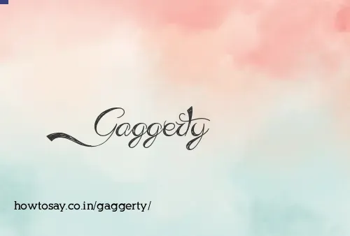 Gaggerty
