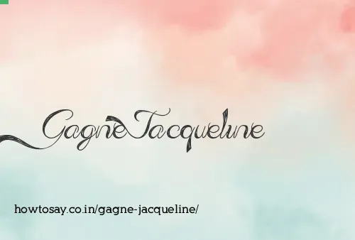 Gagne Jacqueline