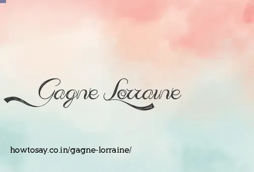 Gagne Lorraine