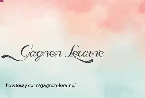 Gagnon Loraine