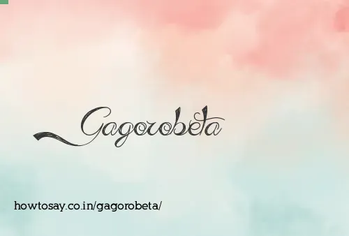 Gagorobeta
