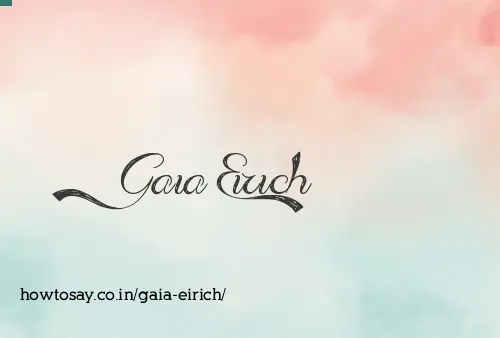 Gaia Eirich