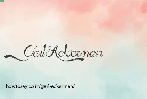 Gail Ackerman