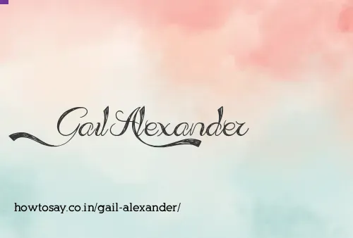 Gail Alexander