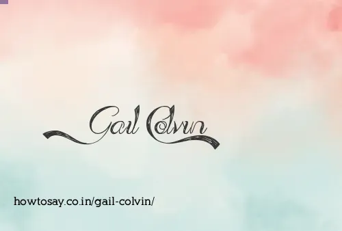 Gail Colvin