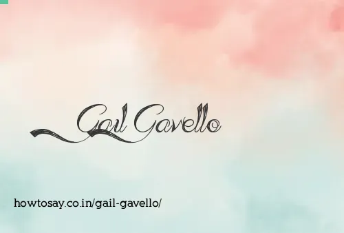 Gail Gavello