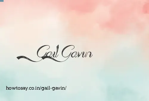 Gail Gavin
