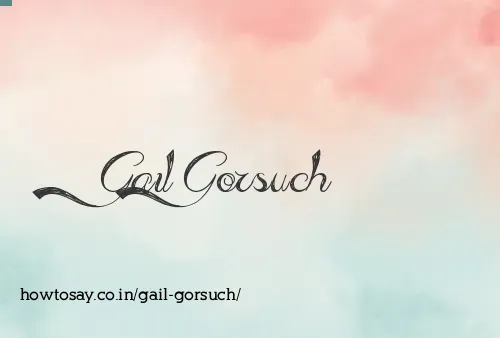Gail Gorsuch