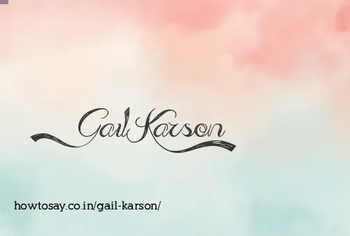 Gail Karson