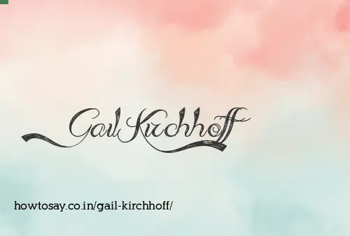 Gail Kirchhoff