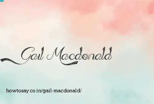 Gail Macdonald