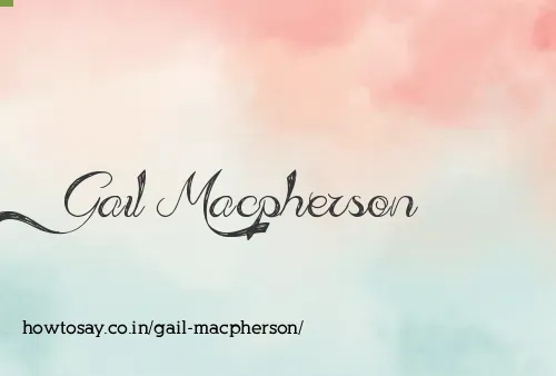Gail Macpherson