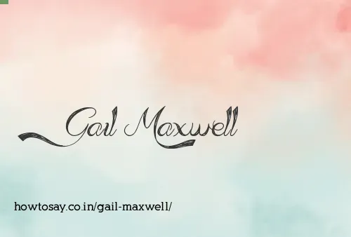 Gail Maxwell