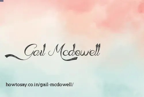 Gail Mcdowell