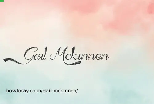 Gail Mckinnon