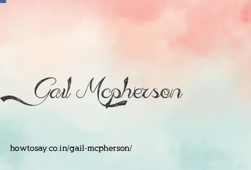 Gail Mcpherson