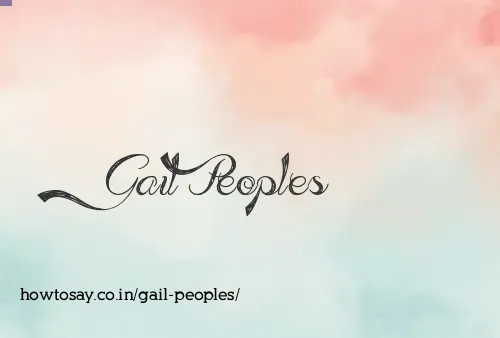 Gail Peoples