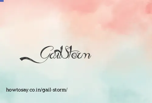 Gail Storm