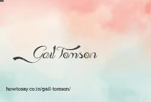 Gail Tomson