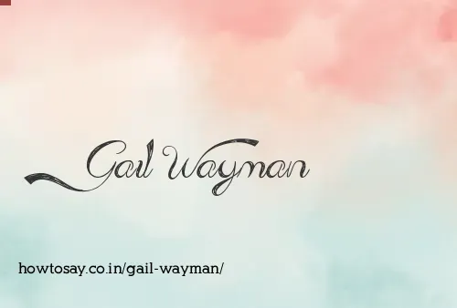 Gail Wayman