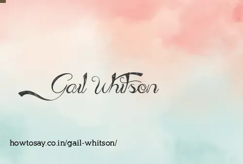 Gail Whitson