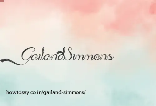 Gailand Simmons