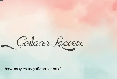 Gailann Lacroix