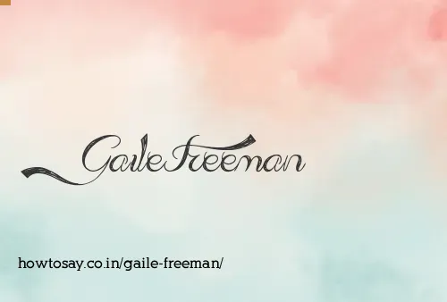 Gaile Freeman