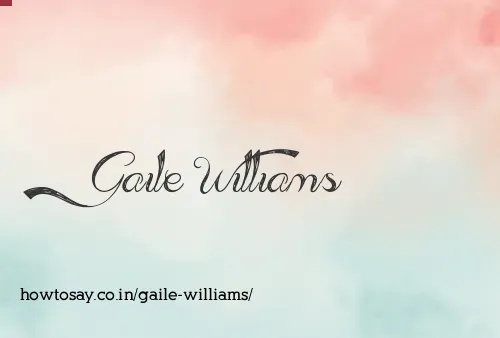 Gaile Williams