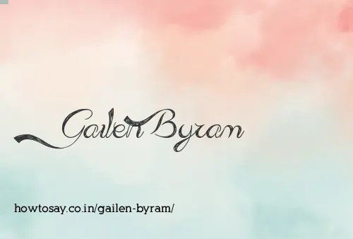 Gailen Byram