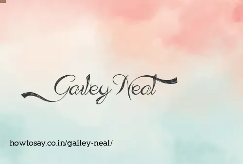 Gailey Neal
