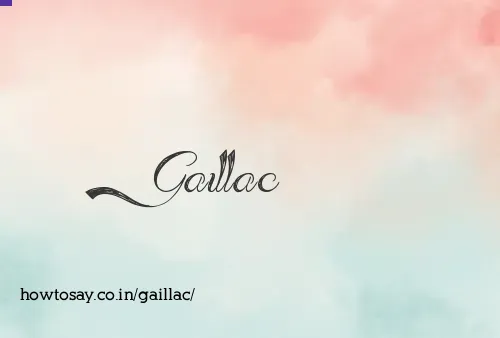Gaillac