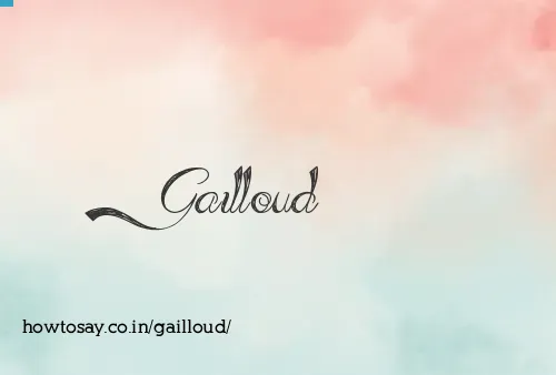 Gailloud
