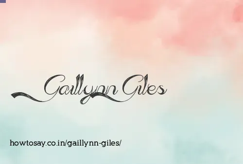 Gaillynn Giles