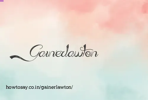 Gainerlawton