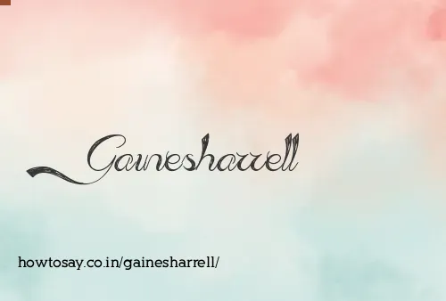 Gainesharrell