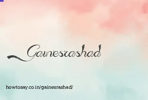 Gainesrashad