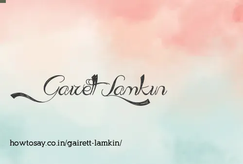 Gairett Lamkin