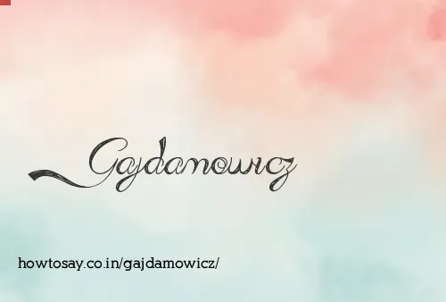 Gajdamowicz