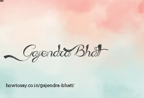 Gajendra Bhatt