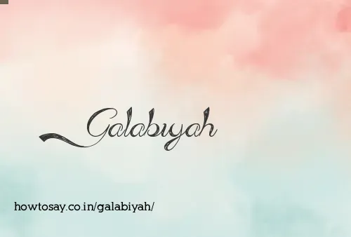 Galabiyah