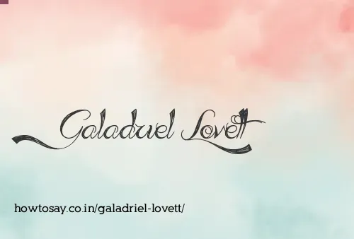 Galadriel Lovett