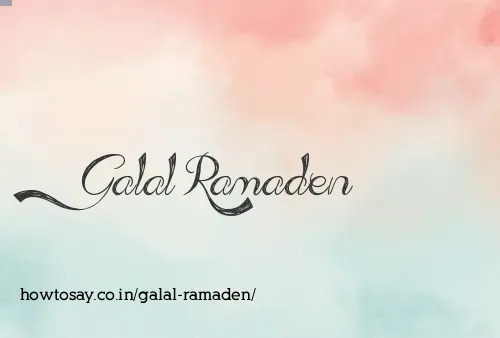 Galal Ramaden