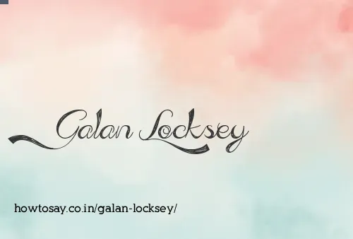 Galan Locksey