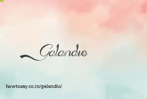 Galandio