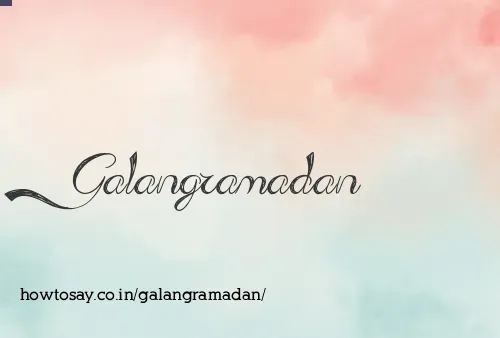 Galangramadan