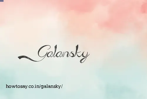 Galansky