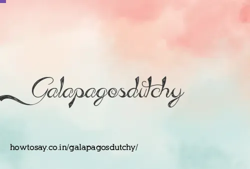 Galapagosdutchy