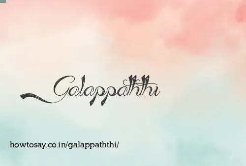Galappaththi